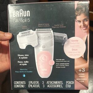 Braun Silk-épil 5 Epilator - White and Pink

NEW